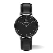 Relógio Masculino Pulseira De Couro Riverside Minimalista 40mm New Port