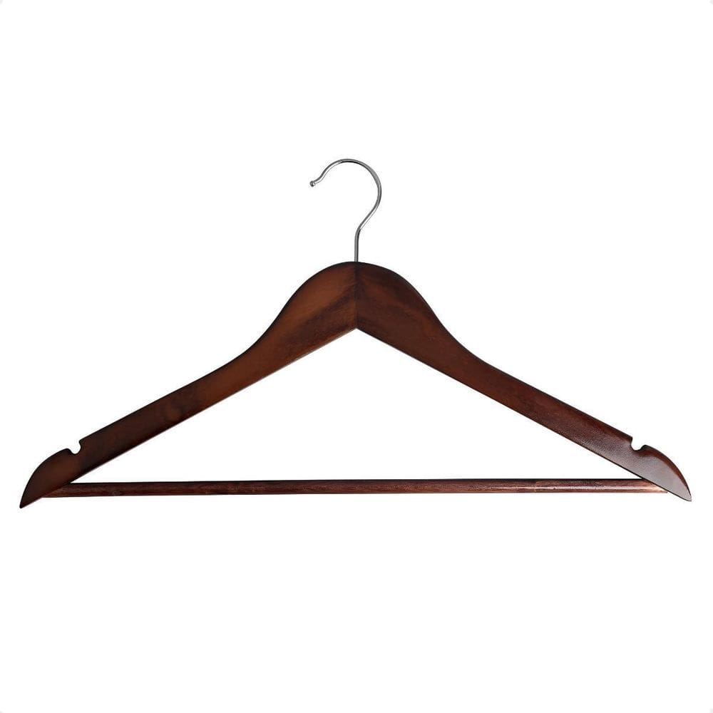 Cabide De Madeira Para Organização De Roupas