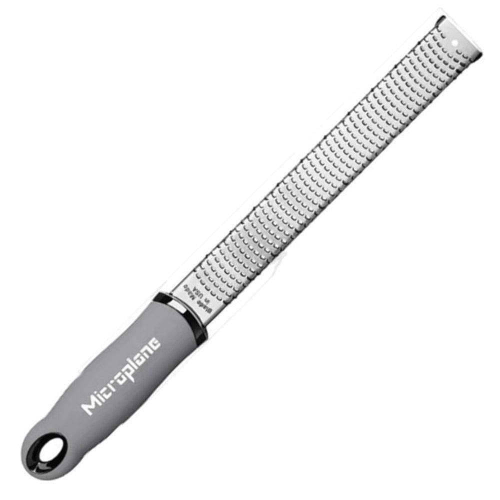 Ralador De Queijo Zester Inox Microplane Cinza