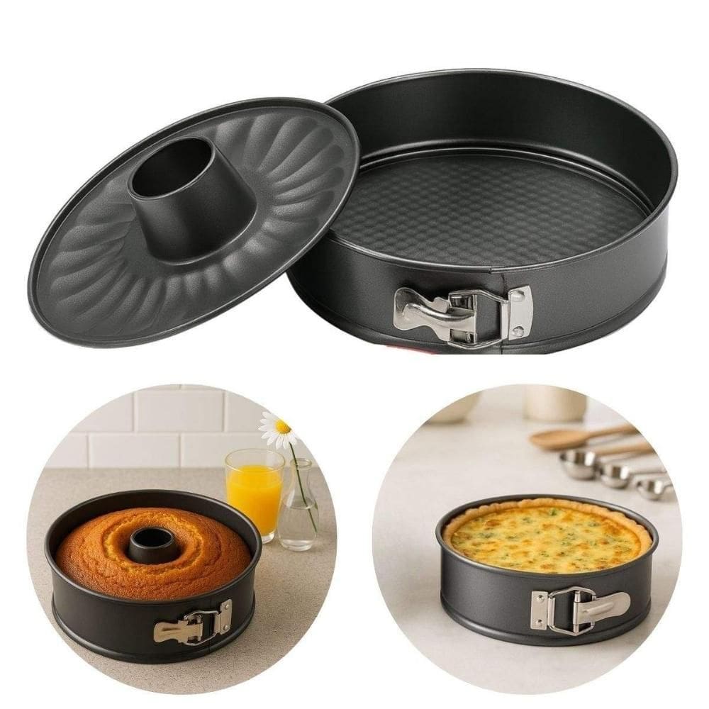 Forma 24cm Torta 2 Fundos Removíveis Trava Betty Crocker