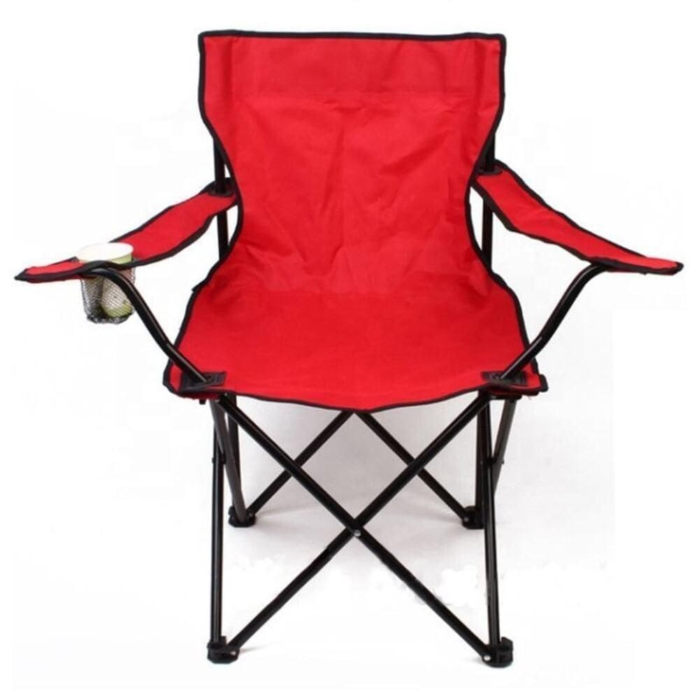 Cadeira Dobravel Articulada Para Praia Pesca Acampamento Com Porta Copo E Bolsa Camping Portabilidade Sem Igual