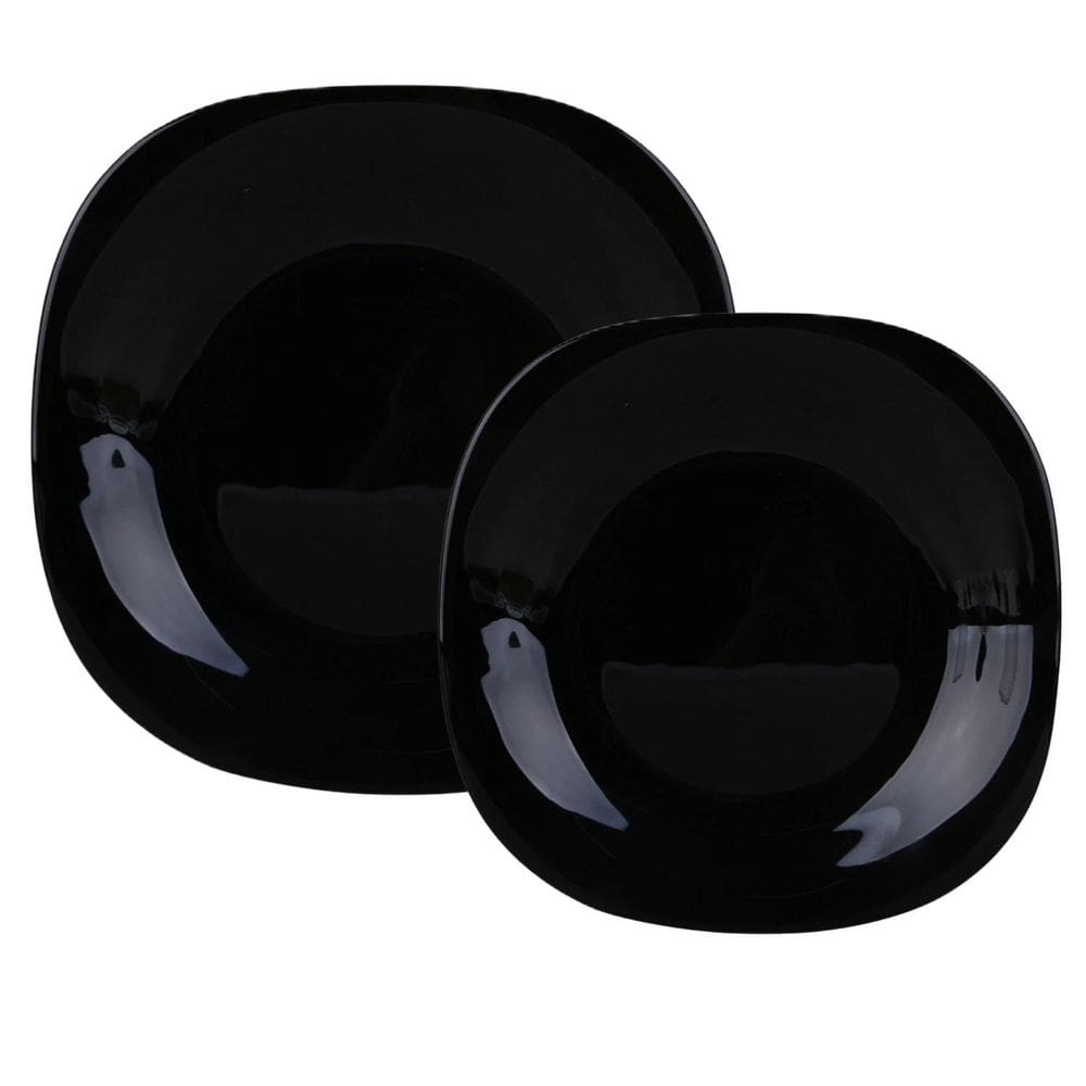 Aparelho Jantar Jogo Pratos 12 Pçs Dama Vidro Opalino Luxo