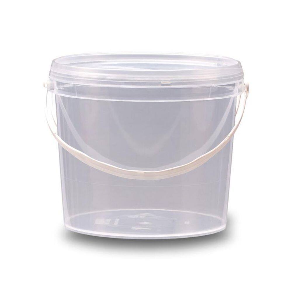 Balde Transparente Para Comida - Kit 15 Pçs