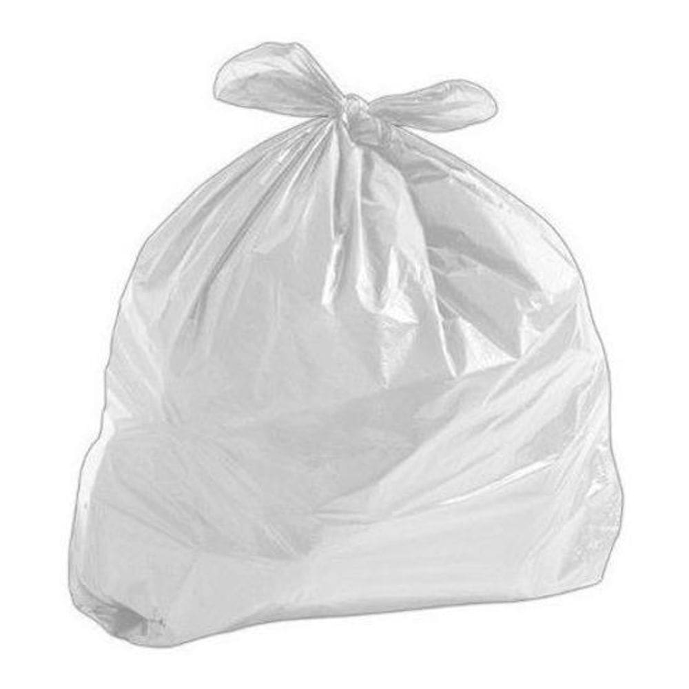 400 Saco Para Lixo De 60L Branco Leitoso 60X70X0,06  4Pcts