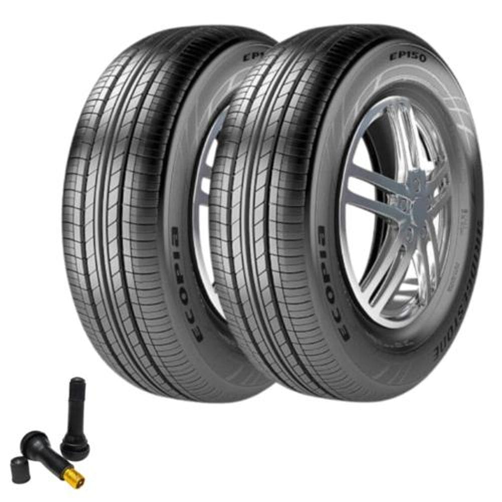 Combo 2 Pneus 185/65R15 88h Ecopia Ep150 Bridgestone + Bico