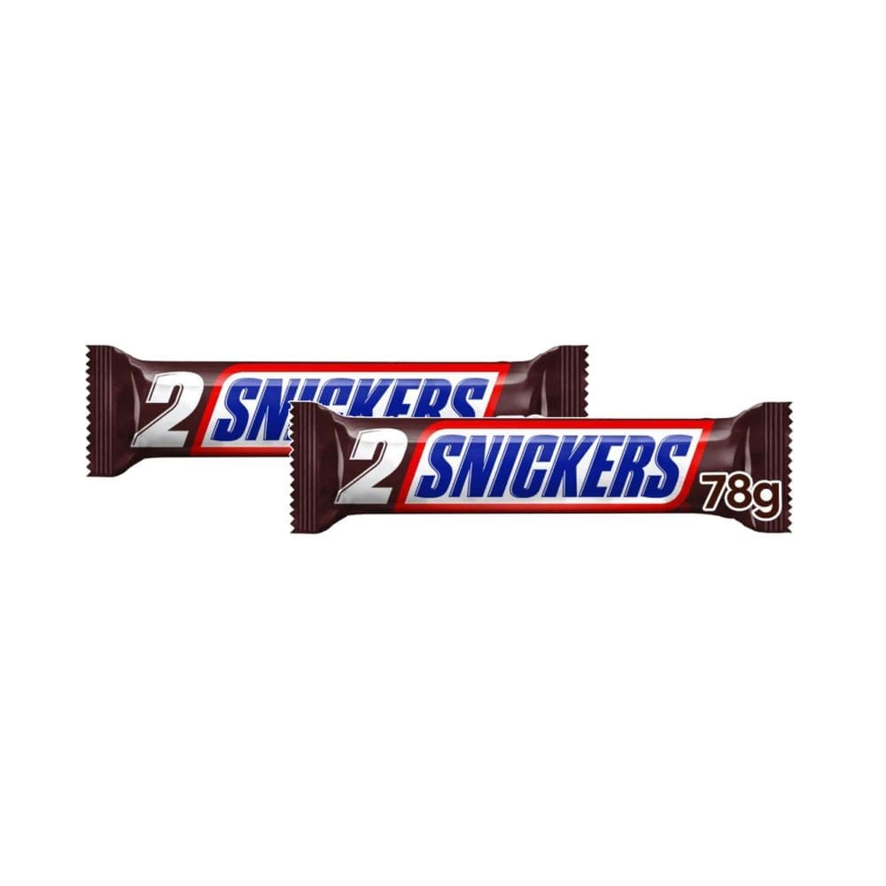 Kit 2 Chocolate Snickers autêntico 78g