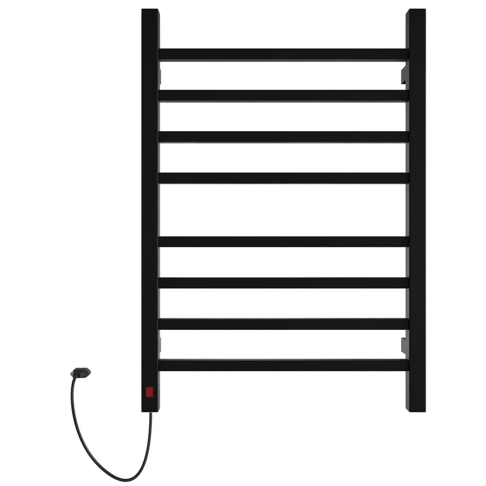 Toalheiro Termico Casuli Quadratto Due Preto 220v Esquerdo