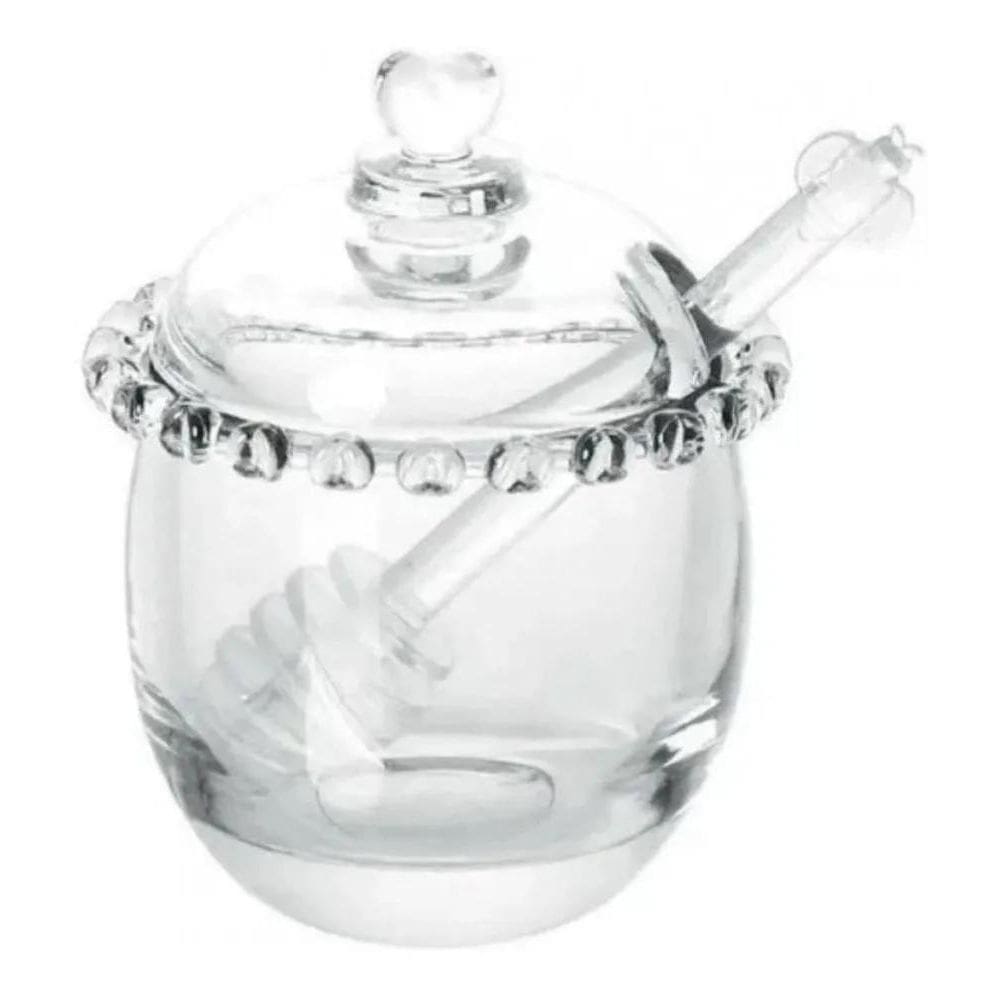 3X Meleira Coração Com Tampa E Pegador Abelha Colméia - Lyor