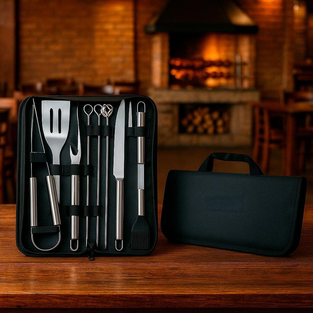 Kit Churrasco De Luxo Para Churrasqueiro Experiente