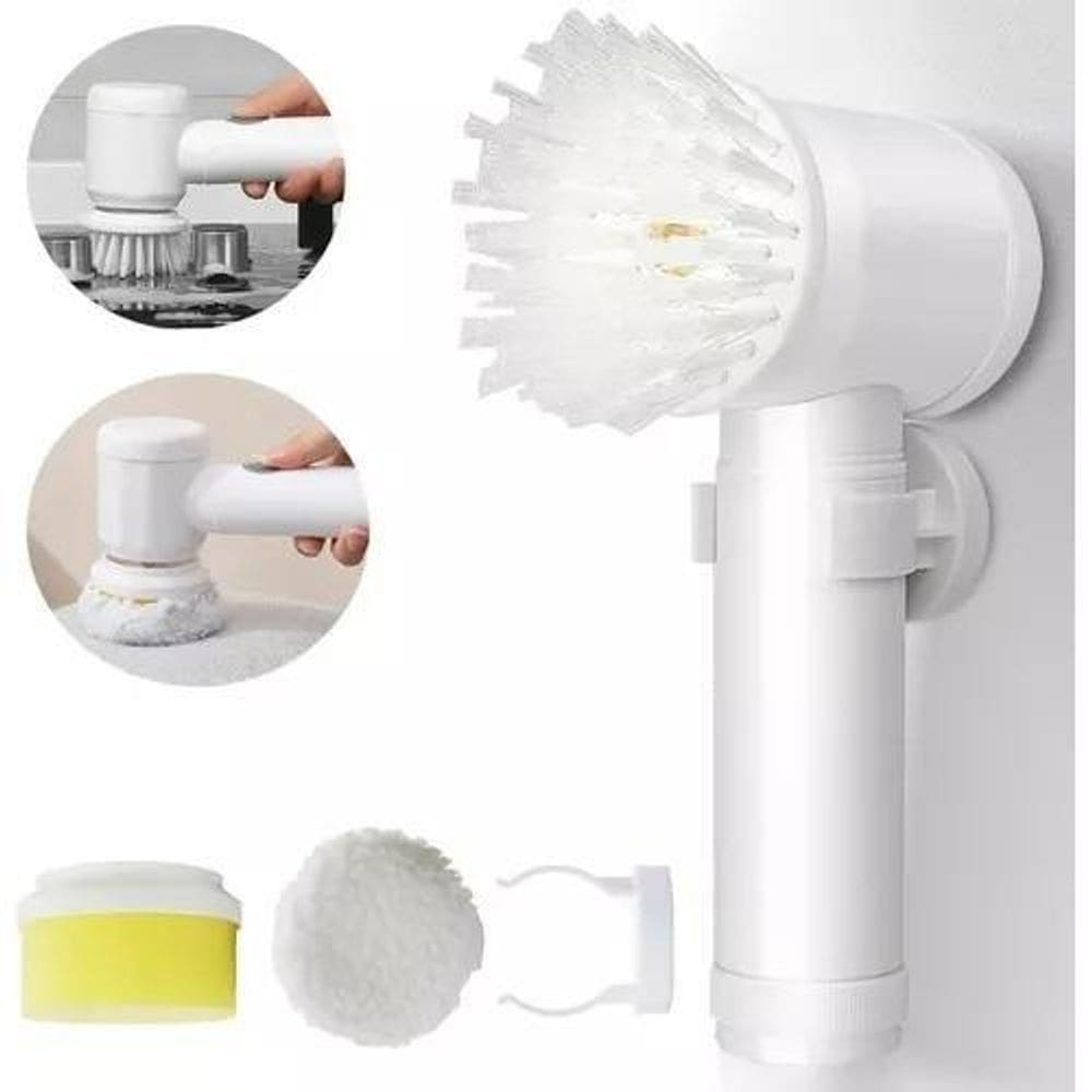 Escova Elétrica Limpeza Cozinha Banheiro