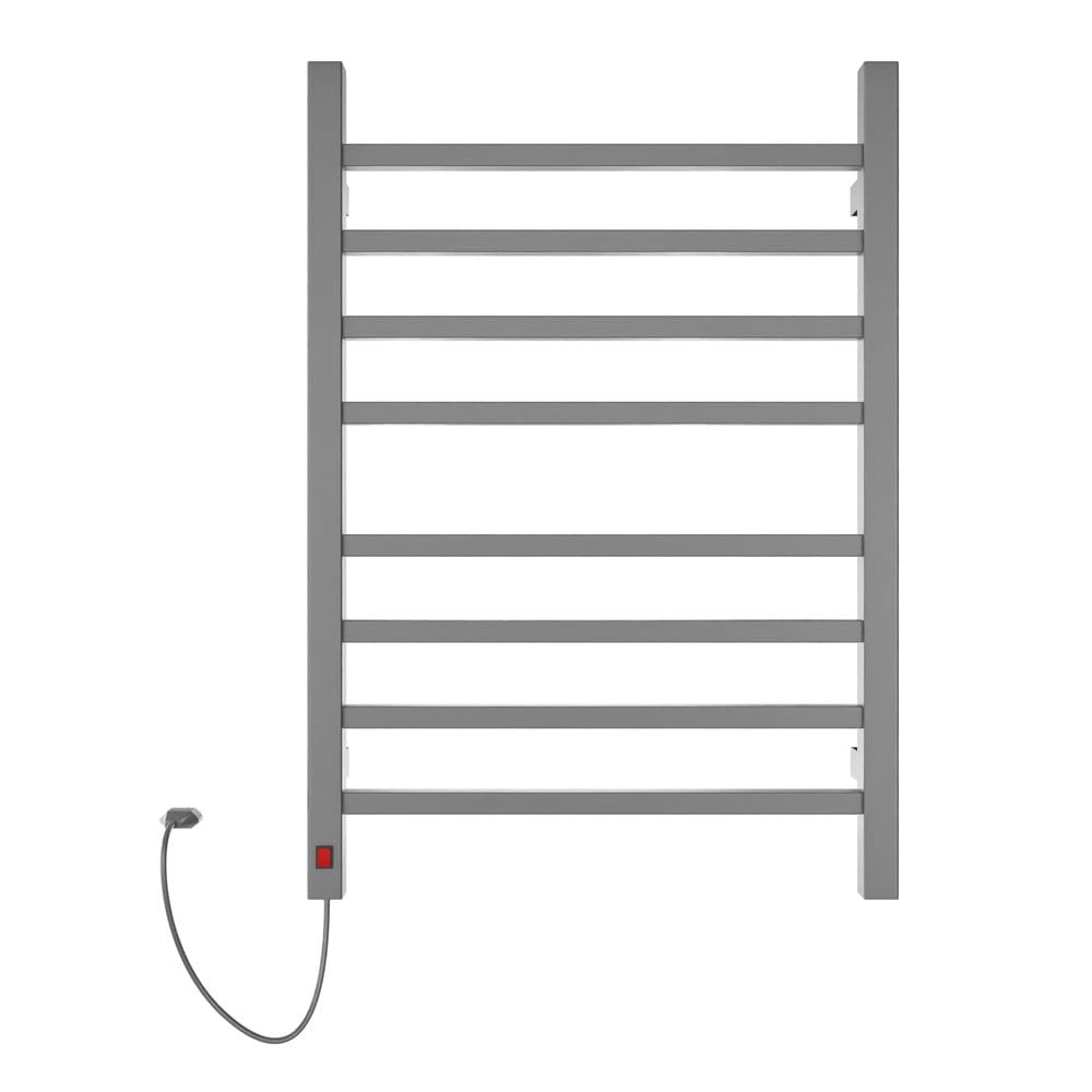 Toalheiro Termico Casuli Quadratto Due Cinza 220V Esquerdo