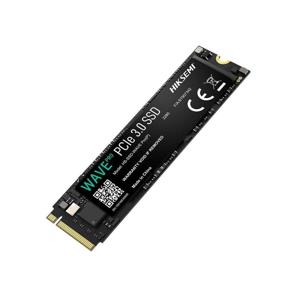 SSD 256GB M.2 2280 NVMe PCIe Hiksemi Wave, Leitura 2280 e Gravação 1800 MB/s, HS-SSD-WAVE(P) 256G