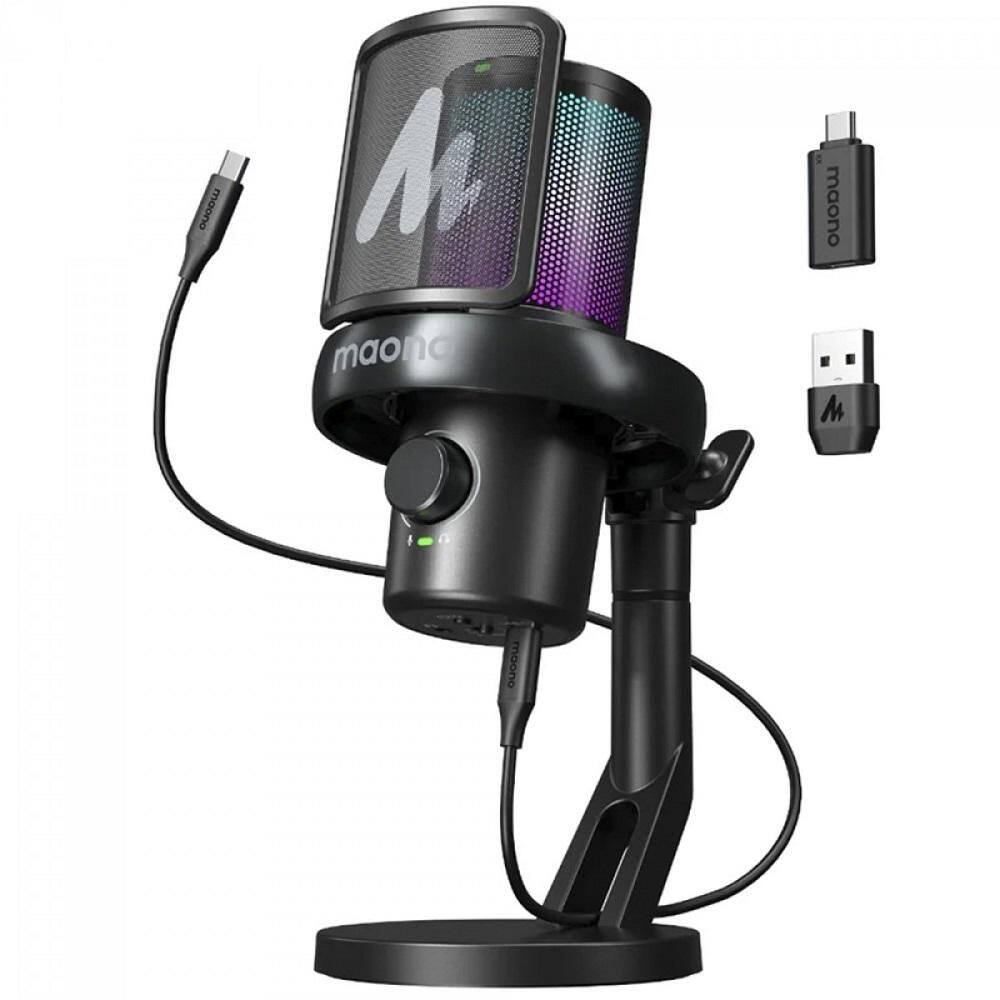 Microfone Gamer Maomo DM40 PRO RGB, | Extra