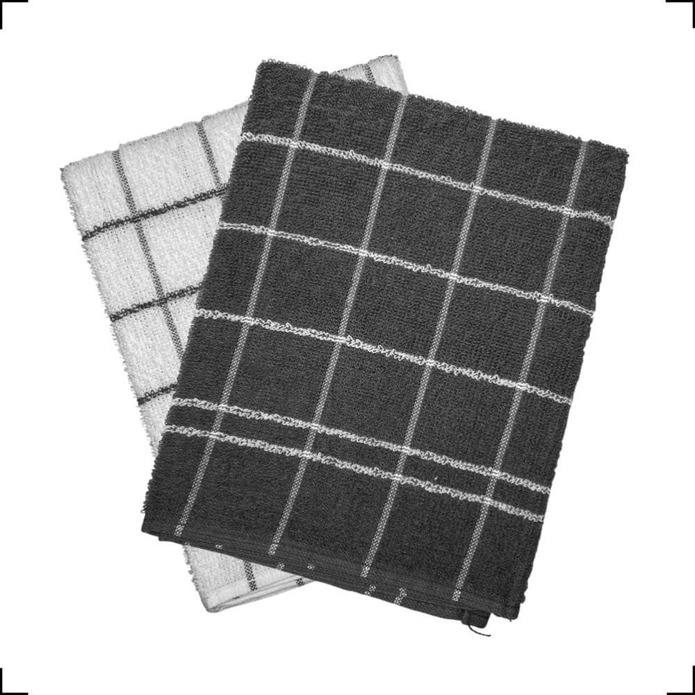 2X 2 Panos De Prato Copa Atoalhado Teka Chefe Felpudo Grosso