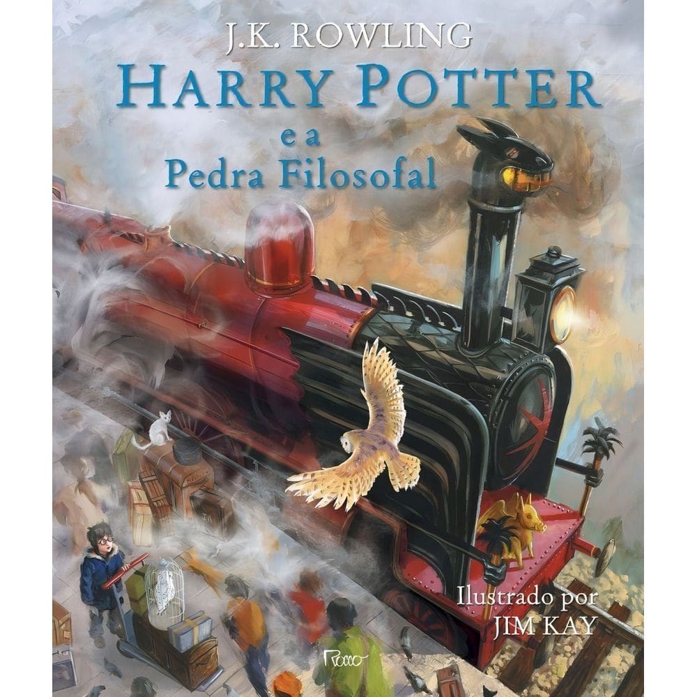 Harry Potter e a Pedra Filosofal - (Ilustrado)