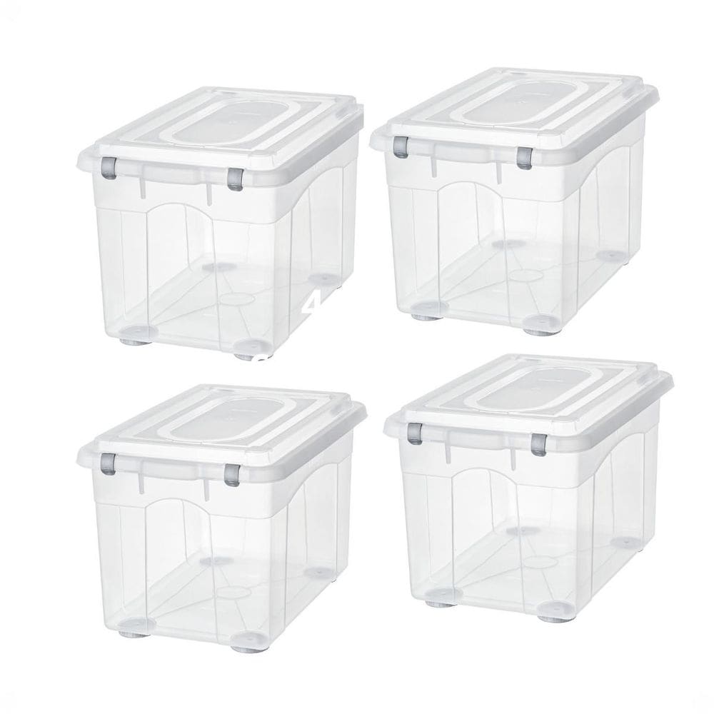 Kit 4 Caixa Alta Organizadora Brinquedo Objeto 56L Sanremo