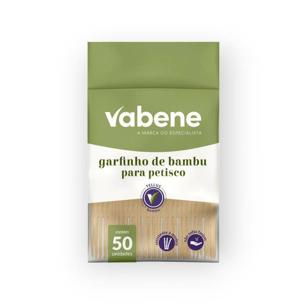 Garfinho De Bambu Para Petisco 50Un - Vabene