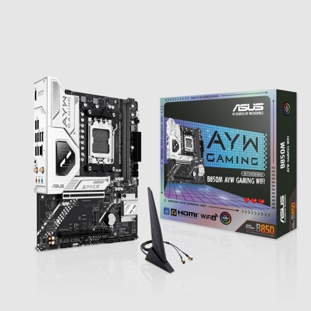 Placa Mae Am5 Asus B850m Ayw Gaming Wifi-Ddr5