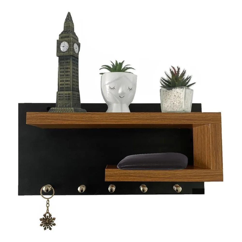 2X Suporte Porta Chaves Parede Multiuso Organizador Decorati