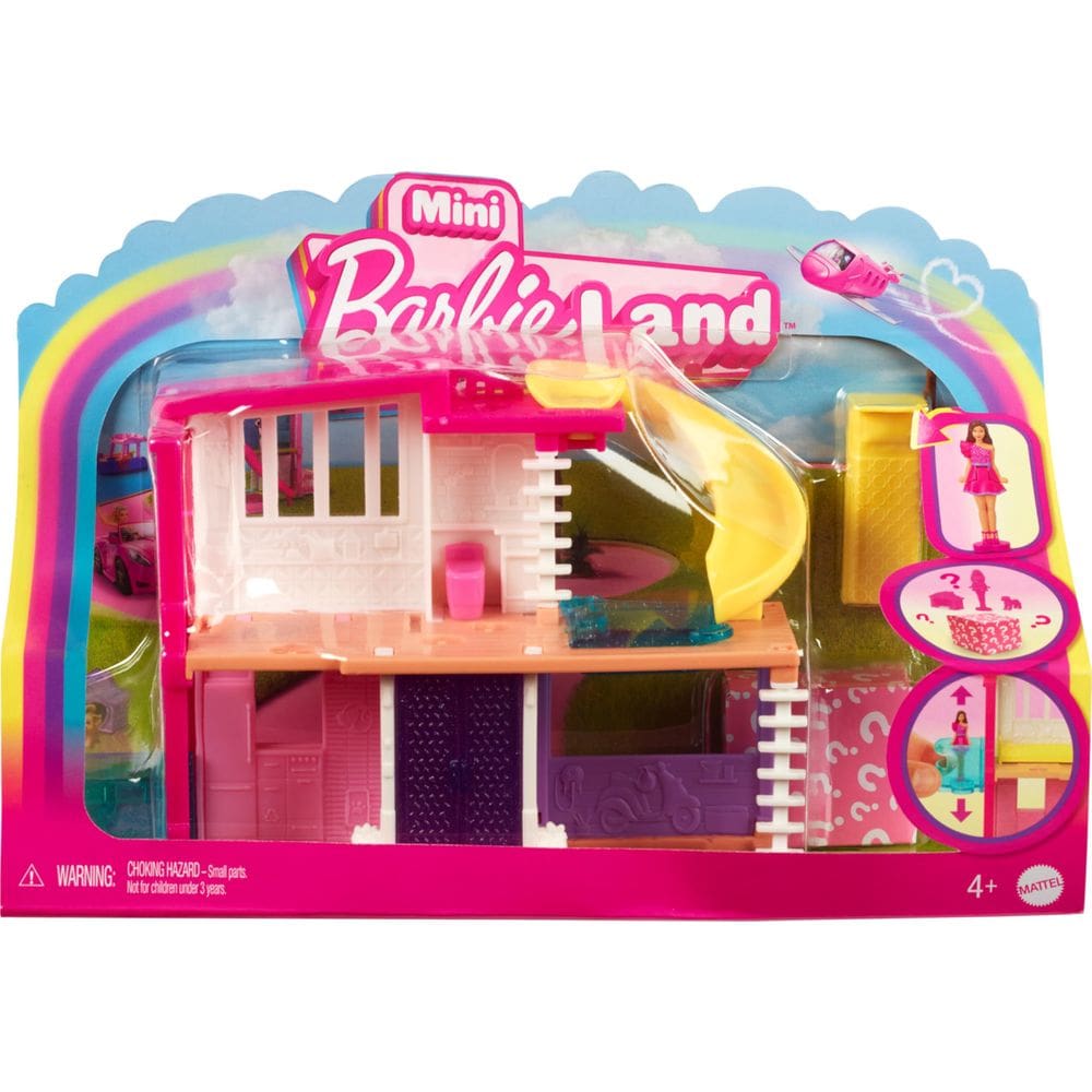 Conjunto de casas de bonecas Barbie Mini BarbieLand com Dreamhouse & Acces.