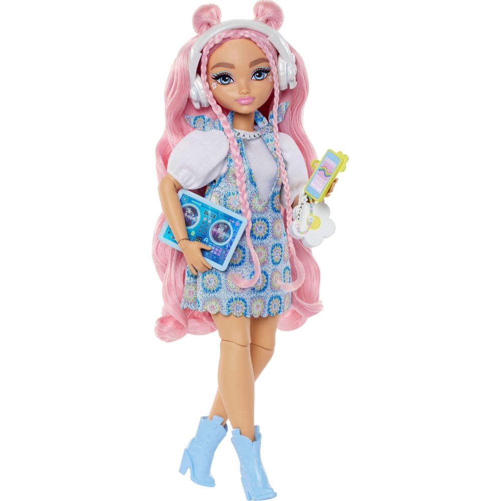 Boneca moderna Barbie Dream Besties Daisy Jean com acesso.