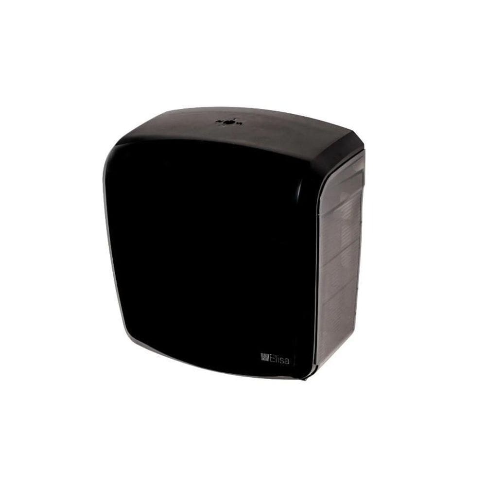 Dispenser De Papel Higienico Para Banheiro Rolao Preto Fume