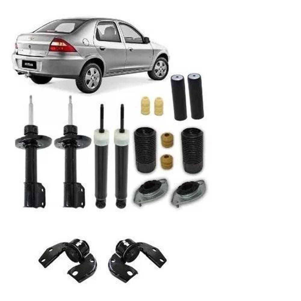 4 Amortecedor+ 4 Kit+ 2 Morcego Celta