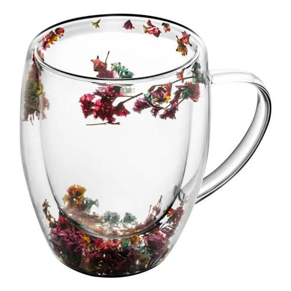 2X Vittak Caneca Florida Camada Dupla Borossilicato Fall 350