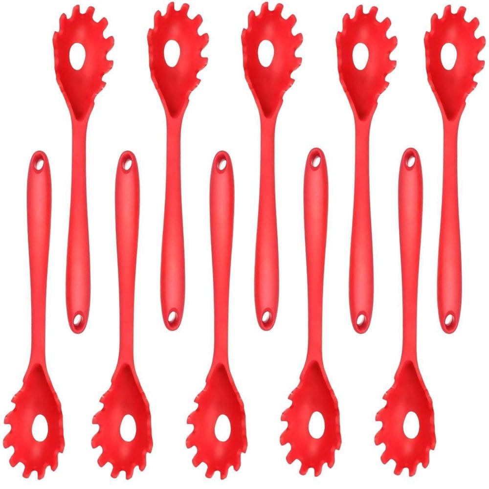 Pegador De Massa Silicone Vermelho Grande Kit 10 Un