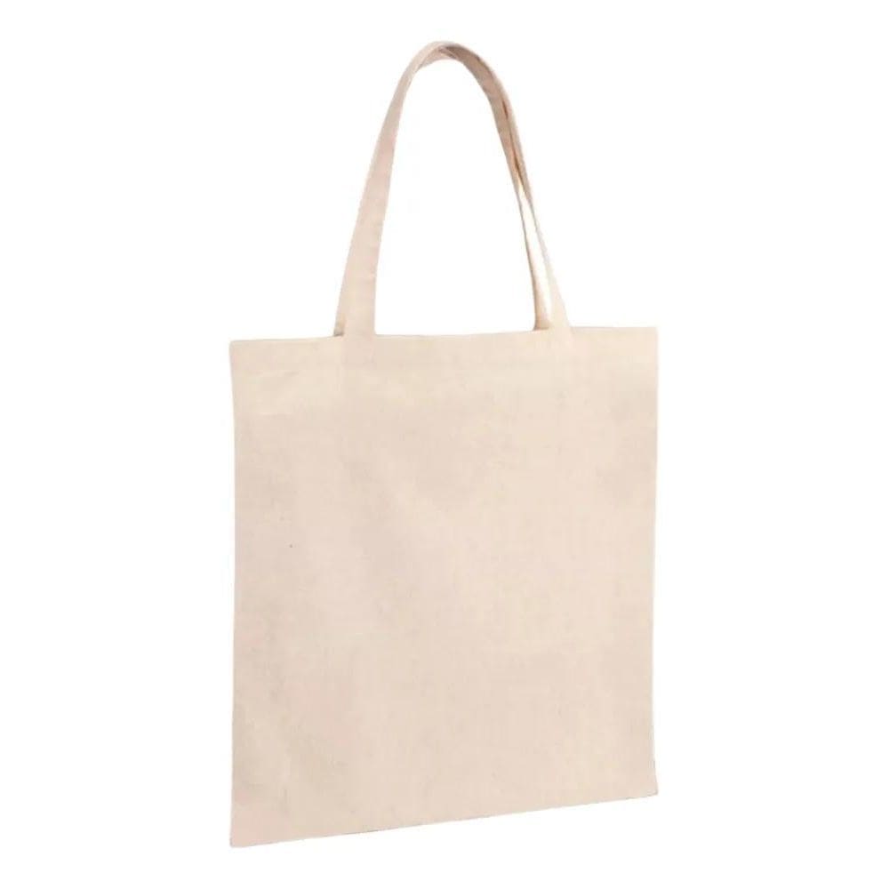 2X Ecobags Em Algodão Cru - 40X40 Com Zíper