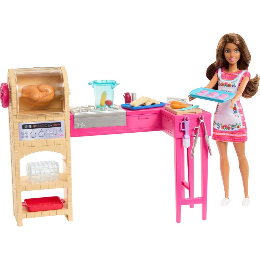 Boneca fashion Barbie e Teresa: receita de amizade com cozinha