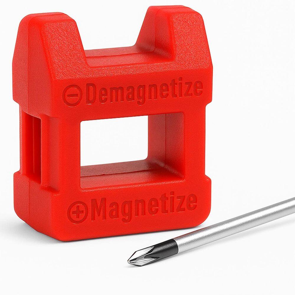 Mini Magnetizador Desmagnetizador Imã Chave Fenda Ponta Bits