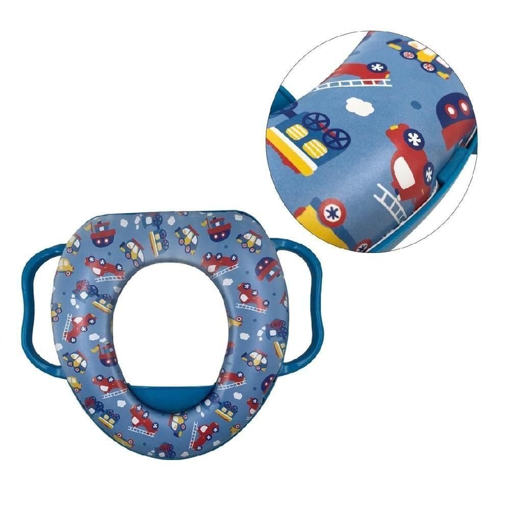 Assento Infantil Para Vaso Sanitario Troninho Alcas Acolchoado Adaptador Confortavel Desfralde Bebe Meninos