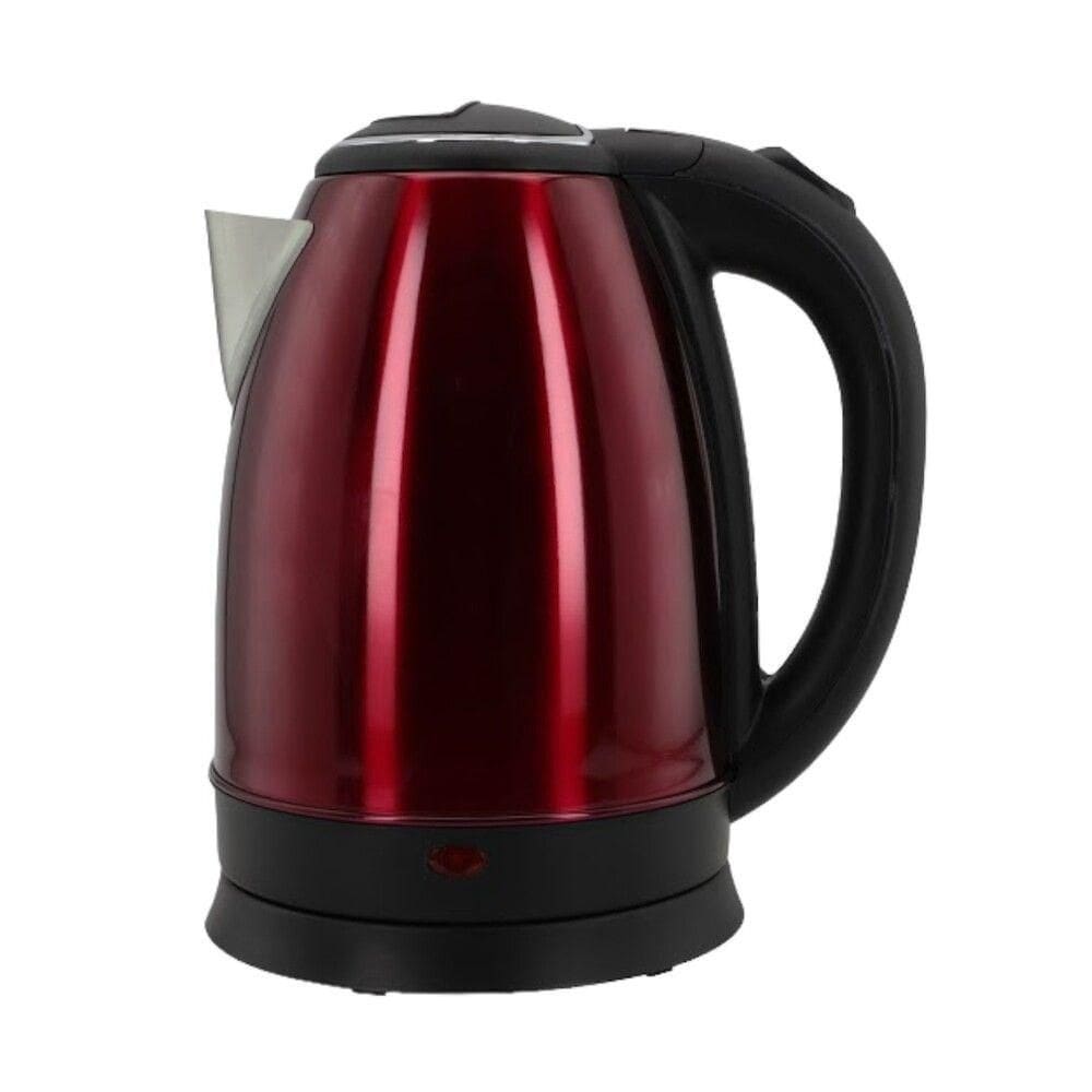 Chaleira Elétrica Vermelha 1,8l - Fervura Rápida 1500w Para Suas Bebidas Quentes!