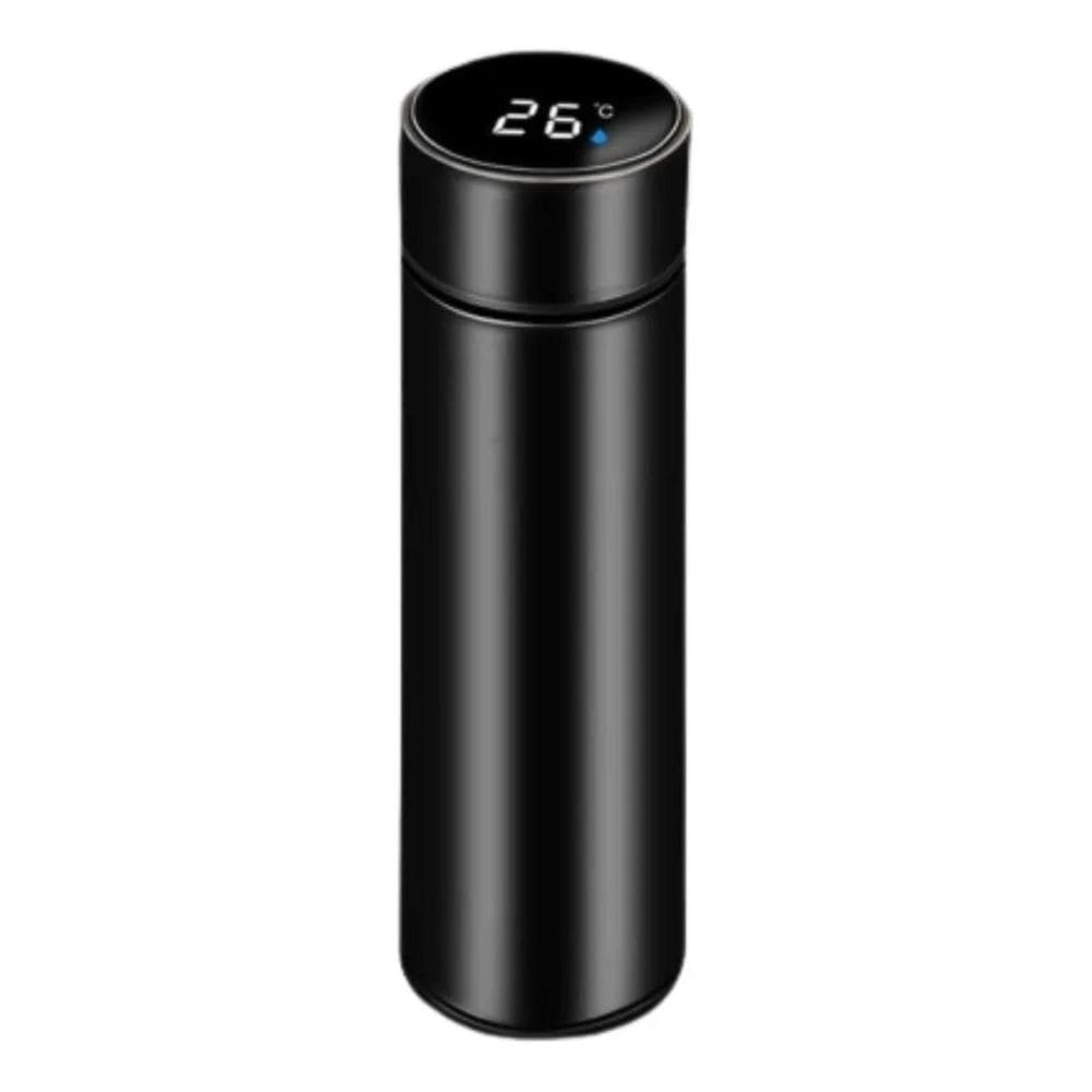 2X Garrafinha Térmica Inox Squeeze Água Gelada Display Preto