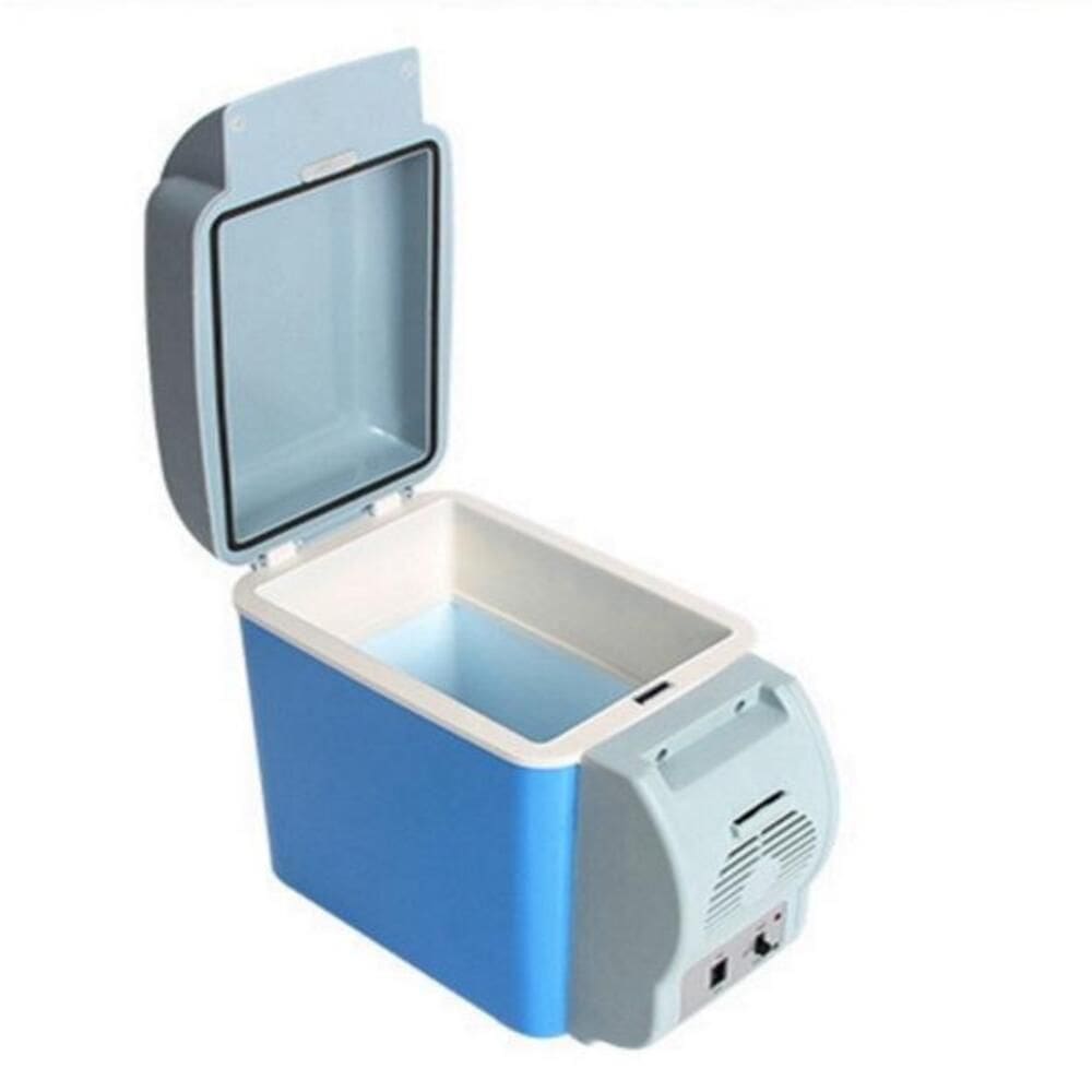 Mini Geladeira 7,5 Litros 2 Em 1 Frigerador Aquecedor Frigobar Portatil Carro E Barco Profissional