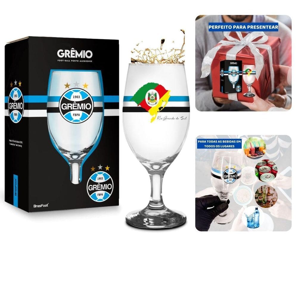 Taça Tulipa Windsor Vidro 330Ml Cerveja Vinho Chopp Time