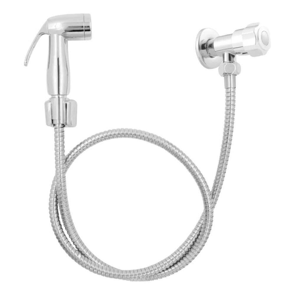 3X Ducha Higiênica 1/4 De Volta Alavanca Luxo Cromado Banhei