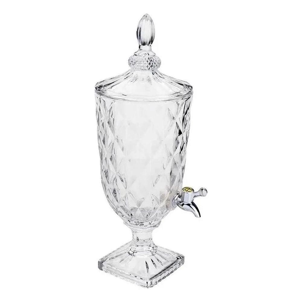 2X Suqueira De Vidro 5 Litros Royal Vidro Transparente