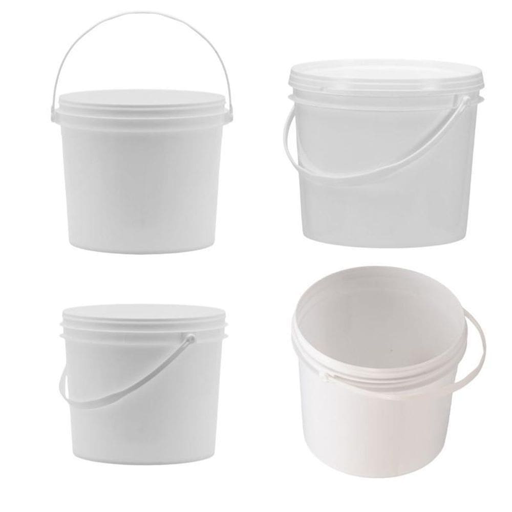 Balde Para Mecânico 1.8L Branco 25 Pçs