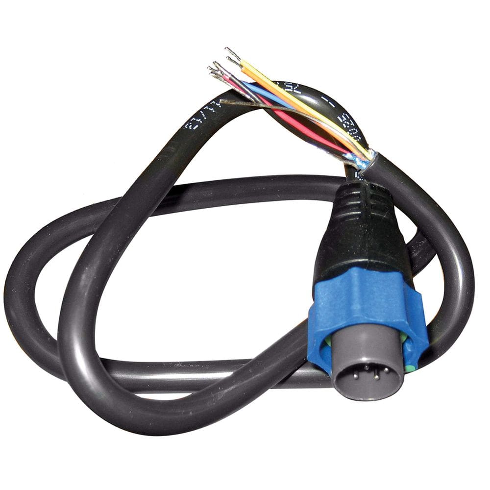 Cabo adaptador Lowrance 7 PIN Blue Sonar Connector para fios desencapados