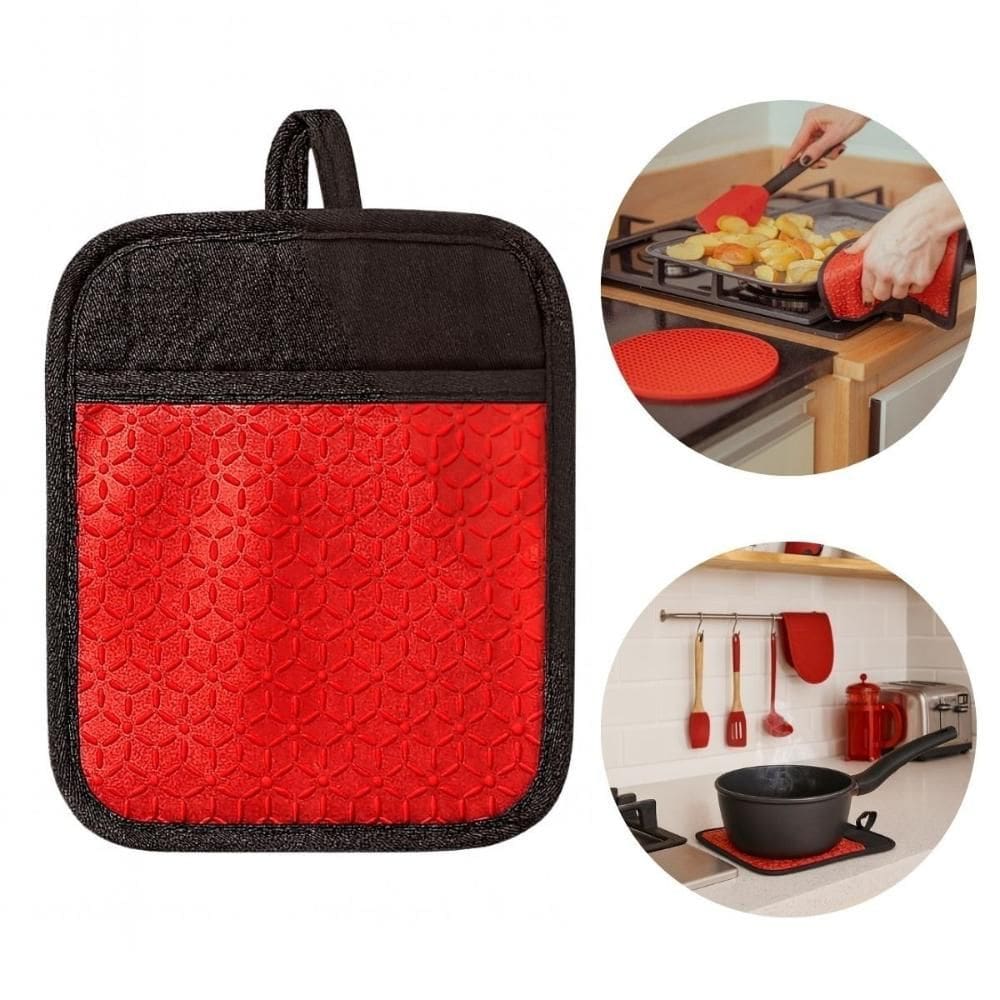 Pegador de Panelas Descanso 23cm Apoio 2 em 1 Betty Crocker