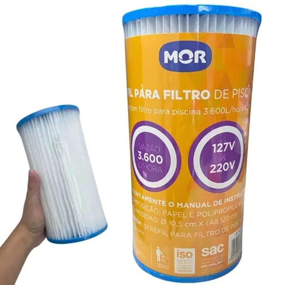 Refil Para Filtro Mor De Piscina 3600L/H No3 12
