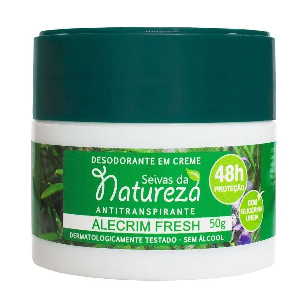Desodorante Creme - Seivas Da Natureza 50G - Alecrim Fresh