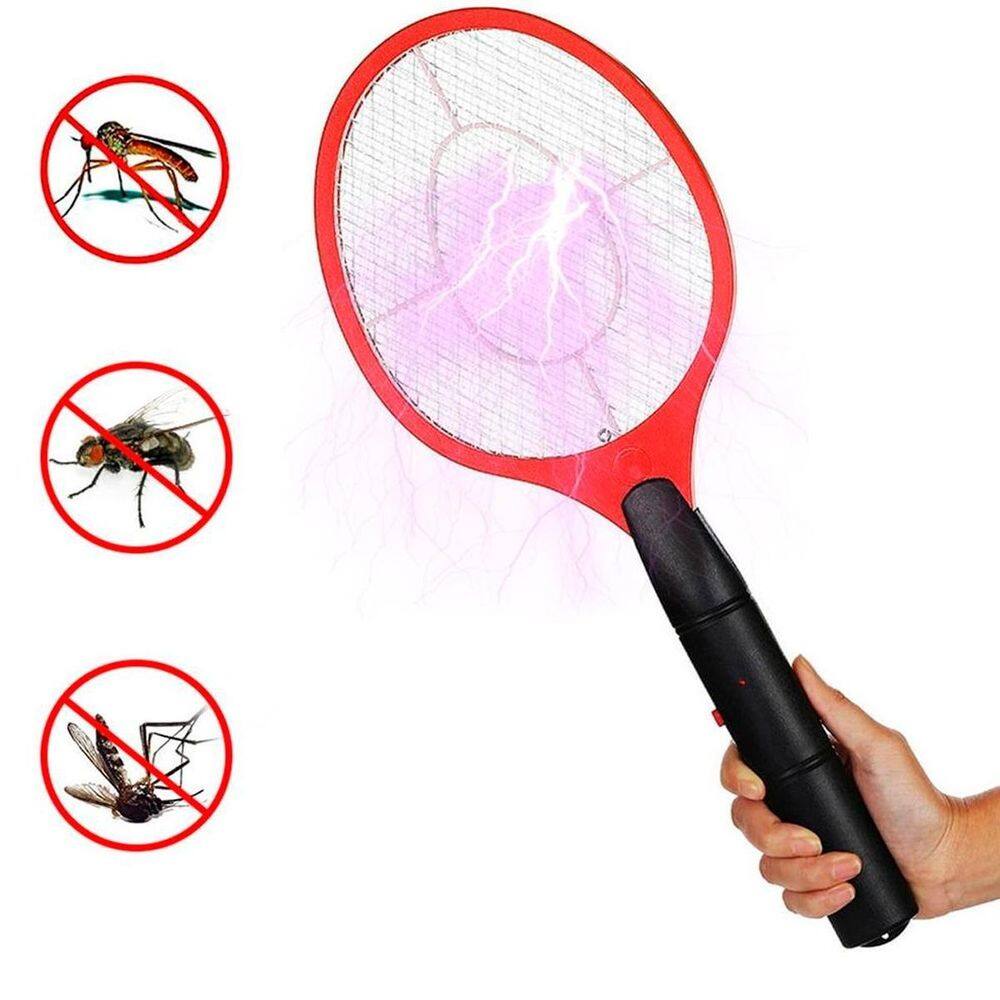 Raquete Mata Pernilongos Mosquitos Portátil E Eficiente