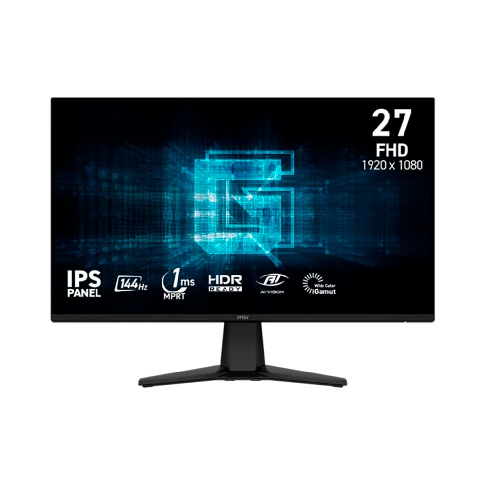 Monitor Gamer MSI 27” 144Hz 1Ms LED Full HD G275L E14 1920X1080 Preto