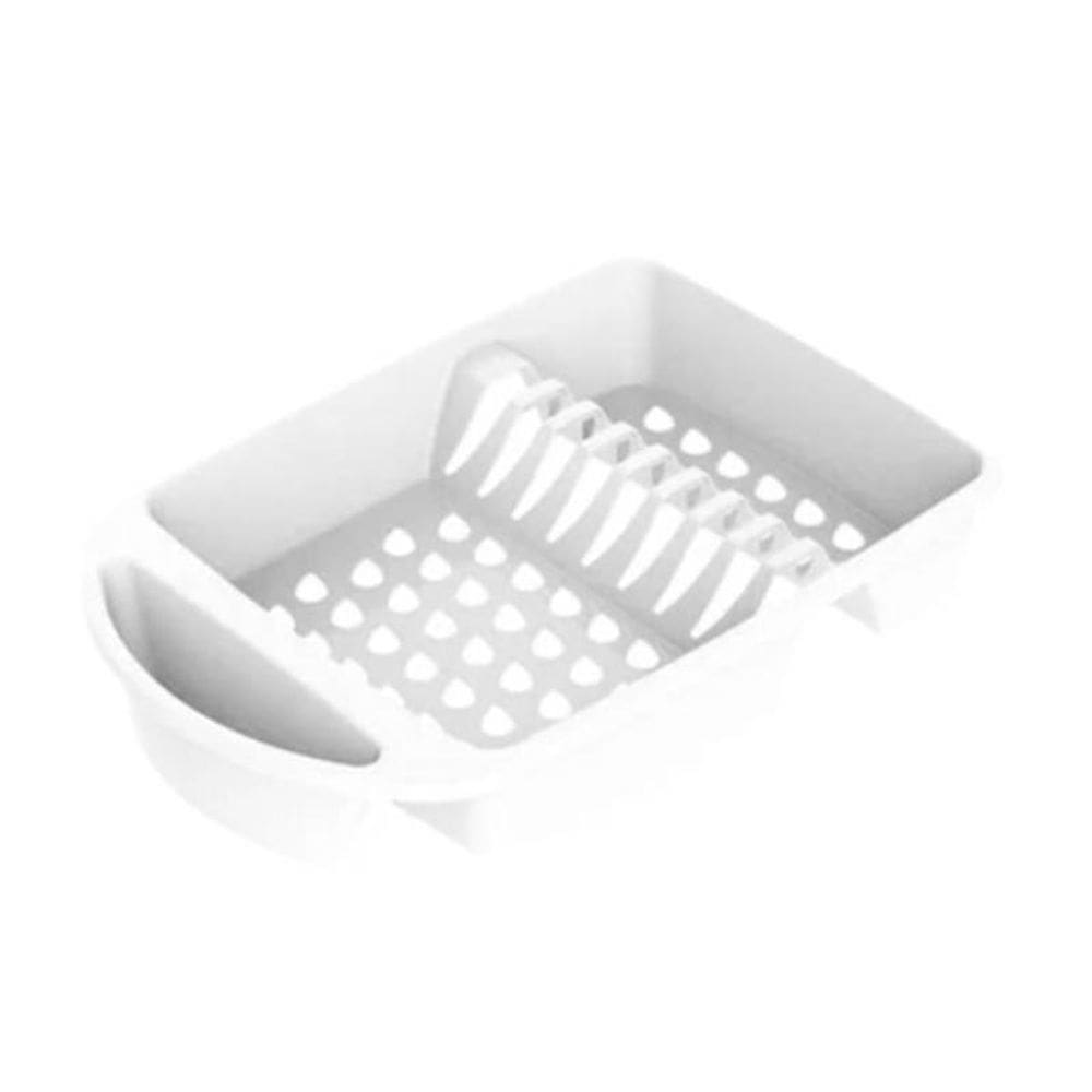 Escorredor De Louças Para Pratos Copos E Talheres Branco
