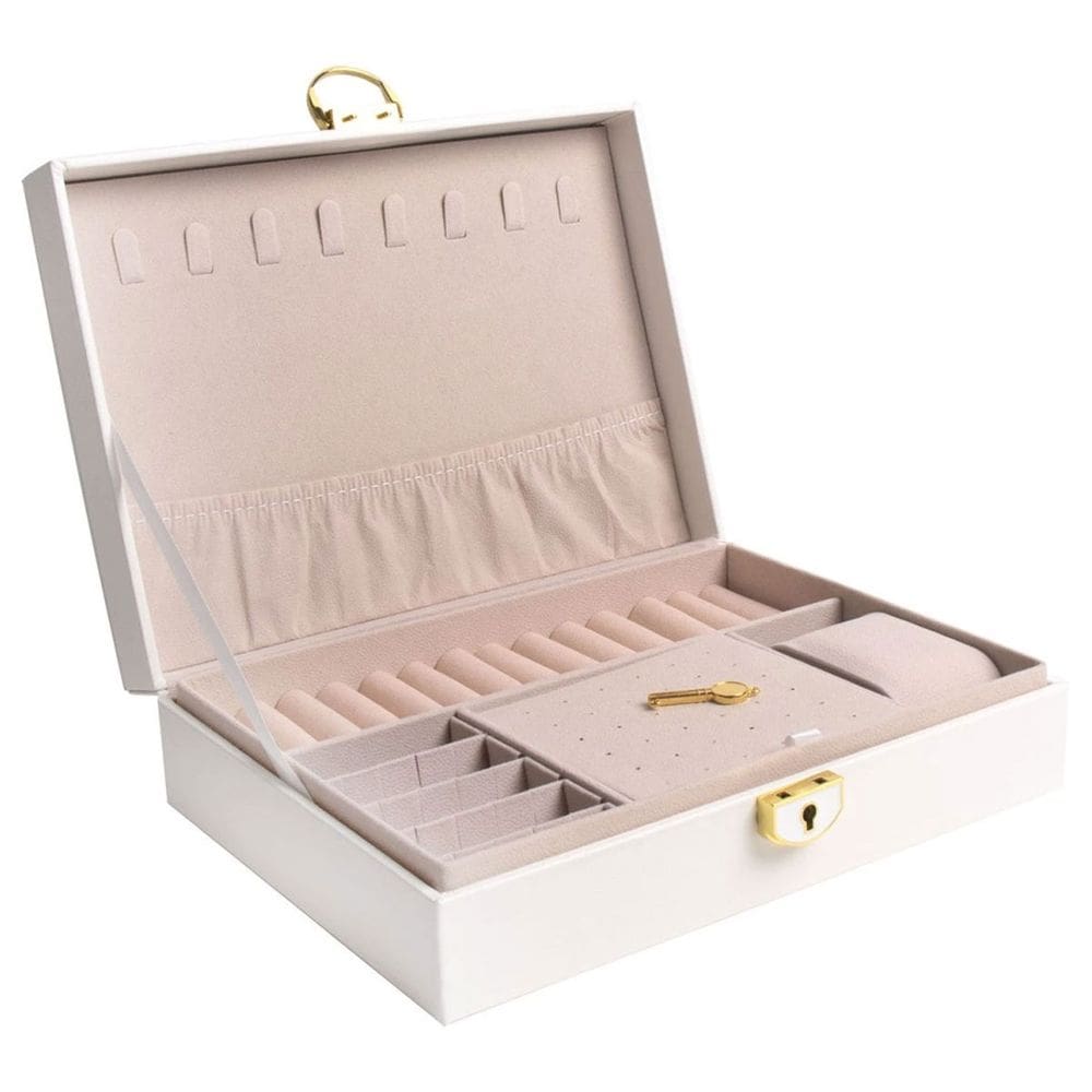 Porta Joias Anel Brinco Cordao Pulseira Relogio Caixa Estojo Organizador Penteadeira Armario Mesa Acessorio