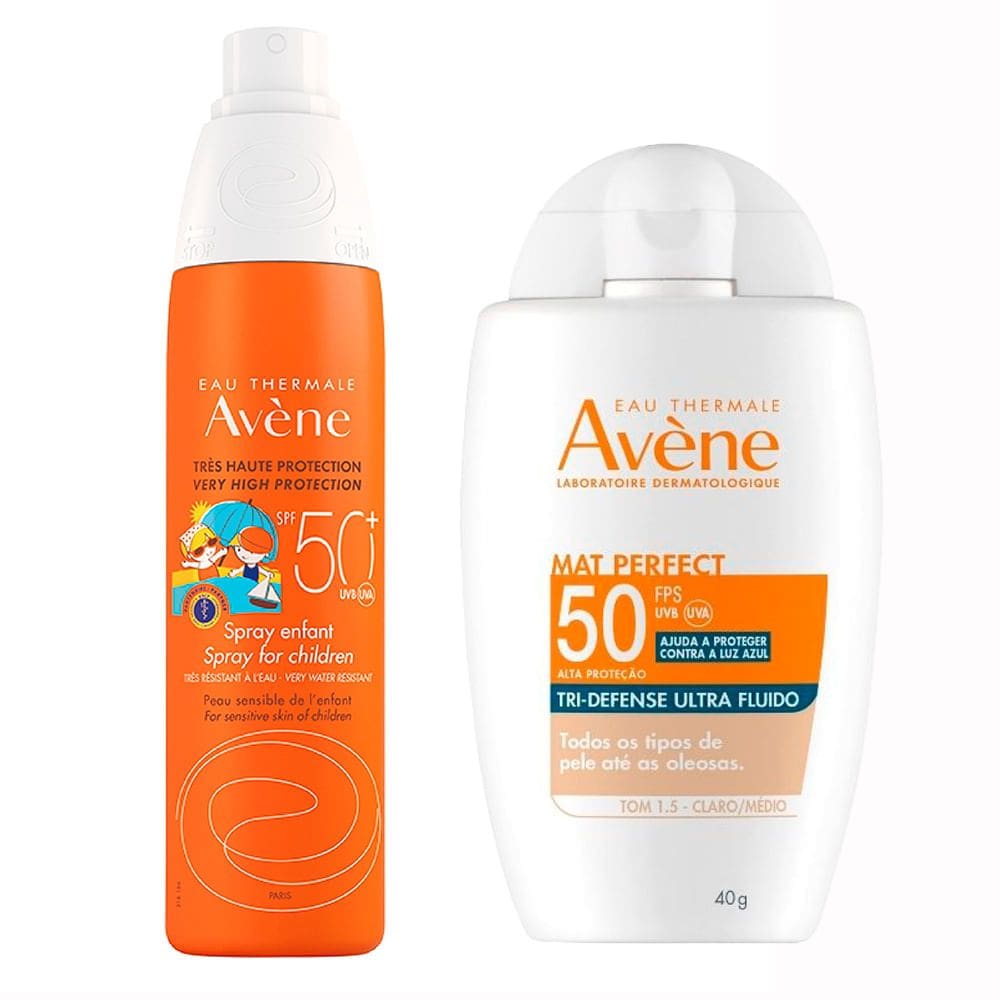 Kit 1 Protetor Solar Avène Solar Spray Infantil FPS 50+ 200ml
