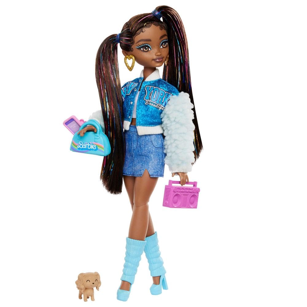 Boneca moderna Barbie Dream Besties Brooklyn com acessórios
